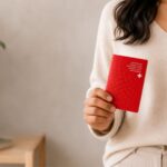 What German Level Do You Need for Swiss Citizenship? Woman holding a Swiss passport, illustrating the German level for Swiss citizenship